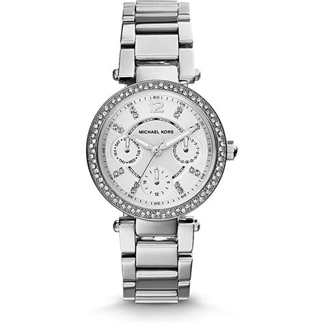 montre michael kors femme argent strass|Michael Kors automatic women's watches.